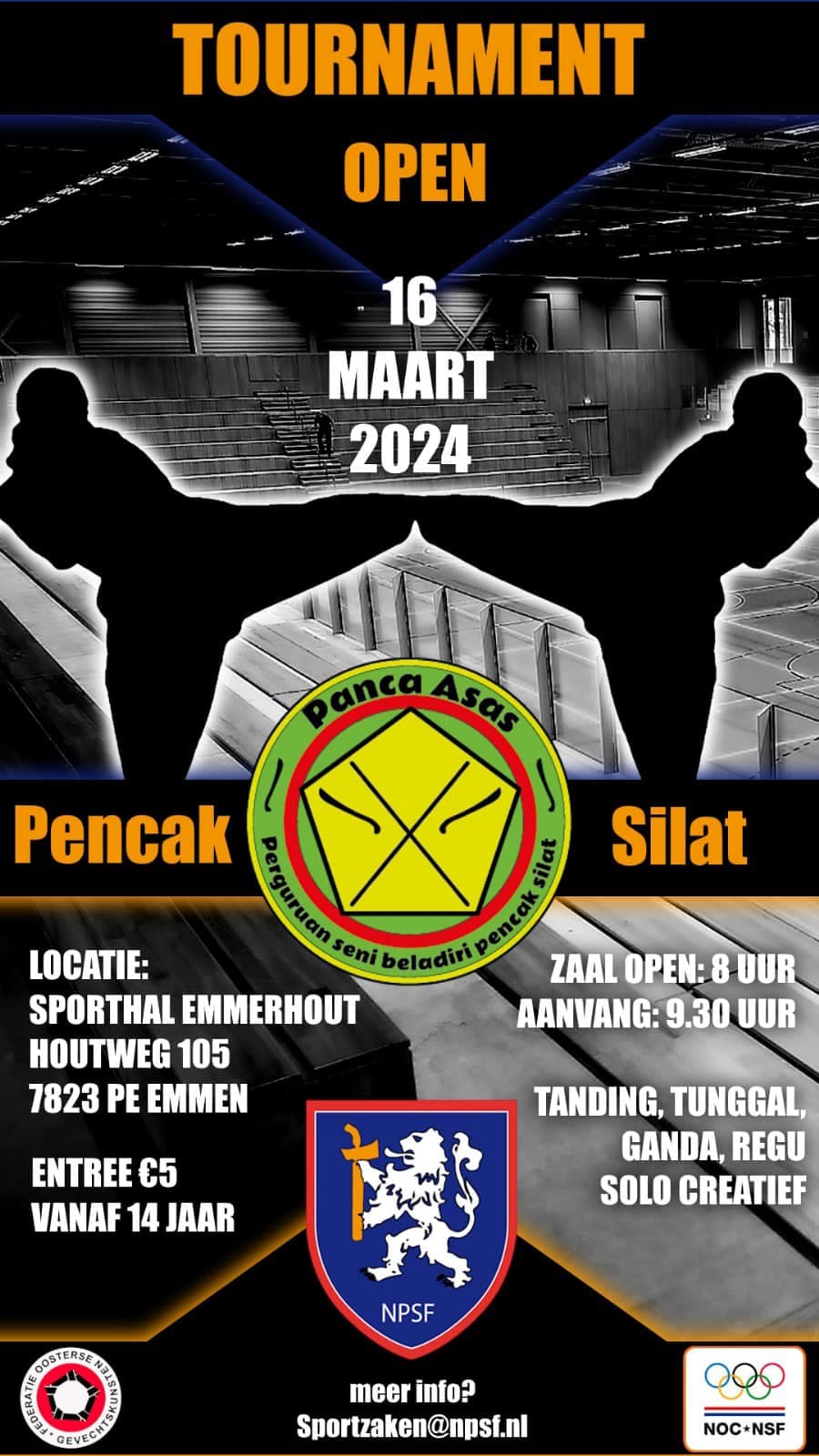 Open Pencak Silat Toernooi - NPSF